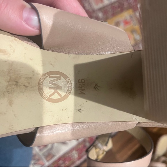 Michael Kors blush nude heels with stud detail - Picture 3 of 6